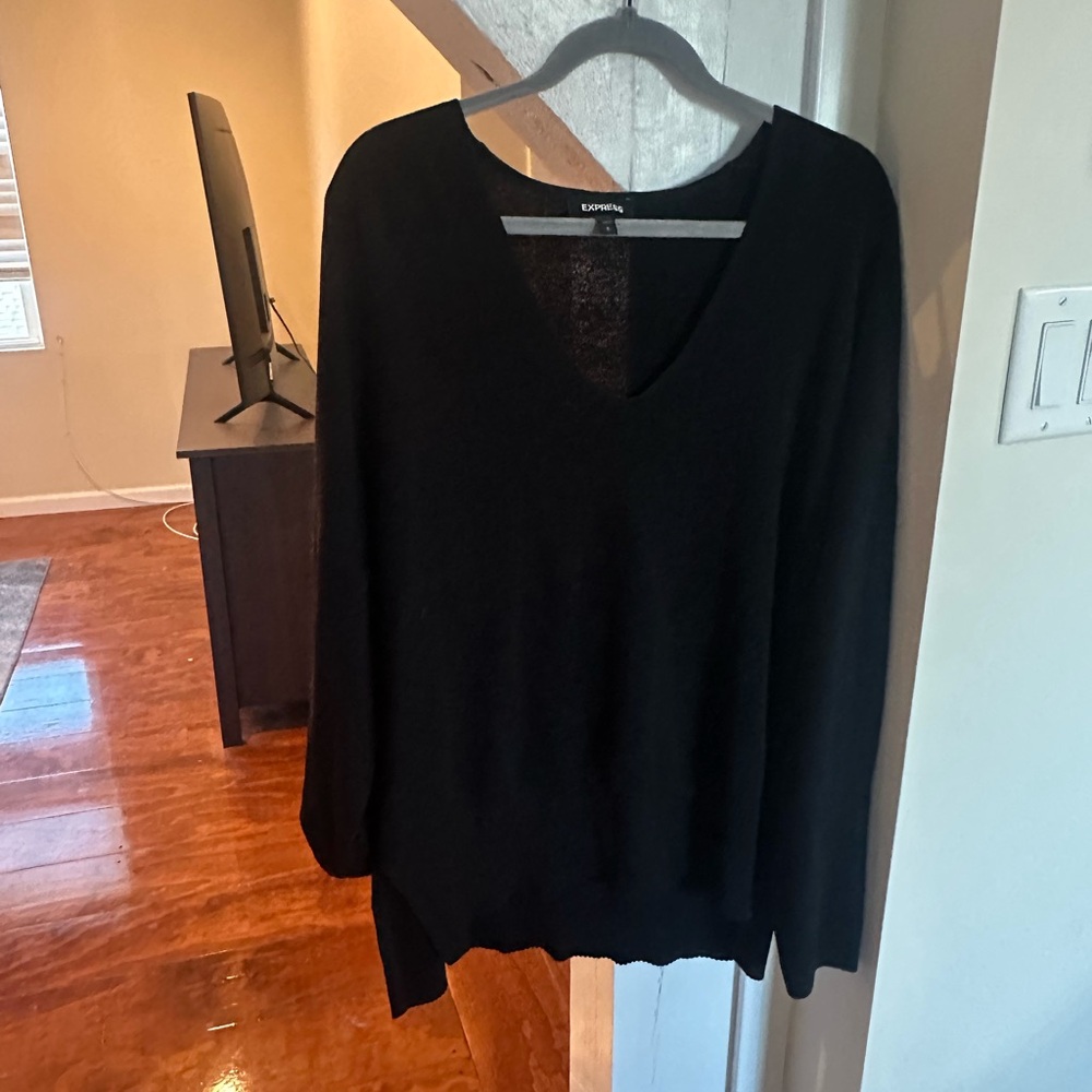 Express Women's Black Sweater